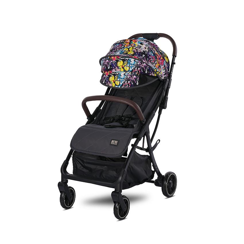 Cărucior Sport Lorelli Minori Autofold, Opal Green - Magic Flowers (2) [ps:f16d39d0-1a26-4260-9309-069bbfb3272f]