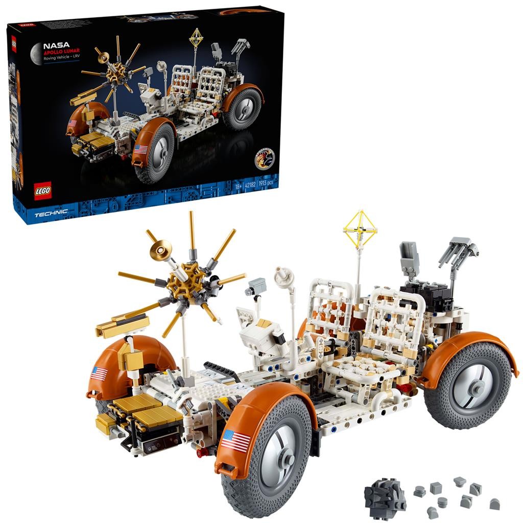 LEGO TECHNIC ROVERUL SELENAR DIN MISIUNILE NASA APOLLO 42182 - Imagine 6 [ps:78cf1910-99c3-413c-88db-b731c99ec66d]