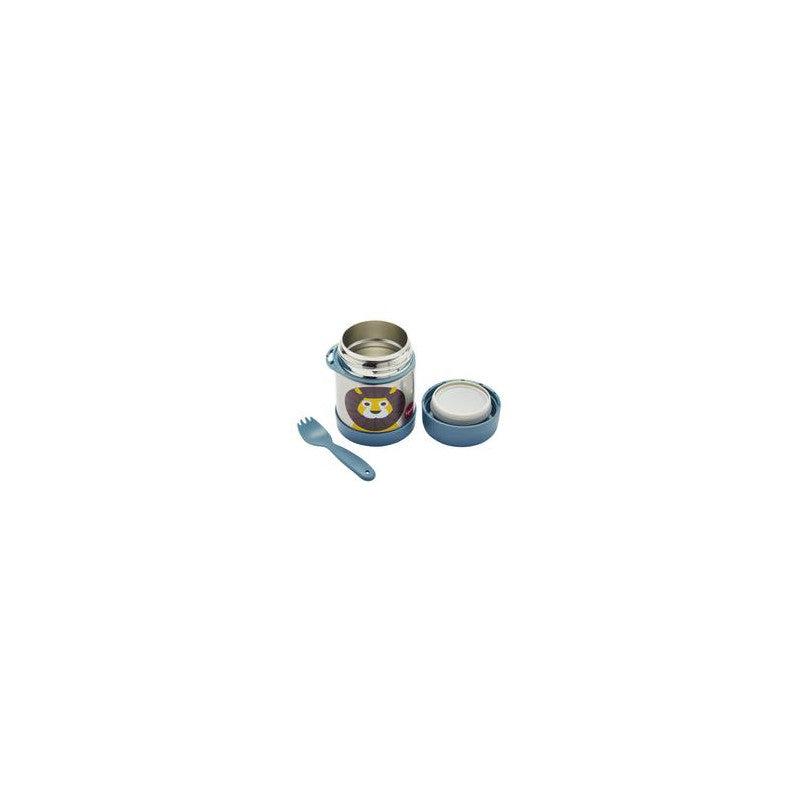 Cutie alimentara din inox cu lingura-furculita, Vulpe, 3 - Imagine 2