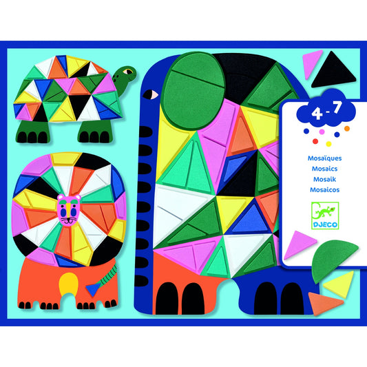 Set creativ mozaic Animale, Djeco - Imagine 2 [ps:d1de1d86-8fcf-4c7f-a797-70f8dda4a090]