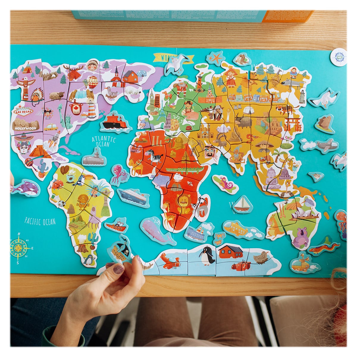Puzzle Magnetic Harta Lumii Dodo Toys - Învățare Interactivă - Default Title (2) [ps:47fe7725-4a85-4902-9656-139e1fe2e346]