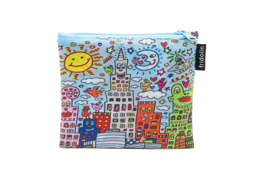 Sacosa textil James Rizzi My New York City, Fridolin - Imagine 2