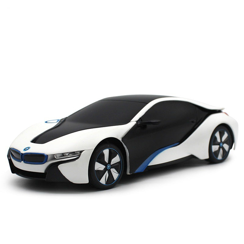 MASINA CU TELECOMANDA BMW I8 ARGINTIE SCARA 1 LA 24 Rastar - Alb