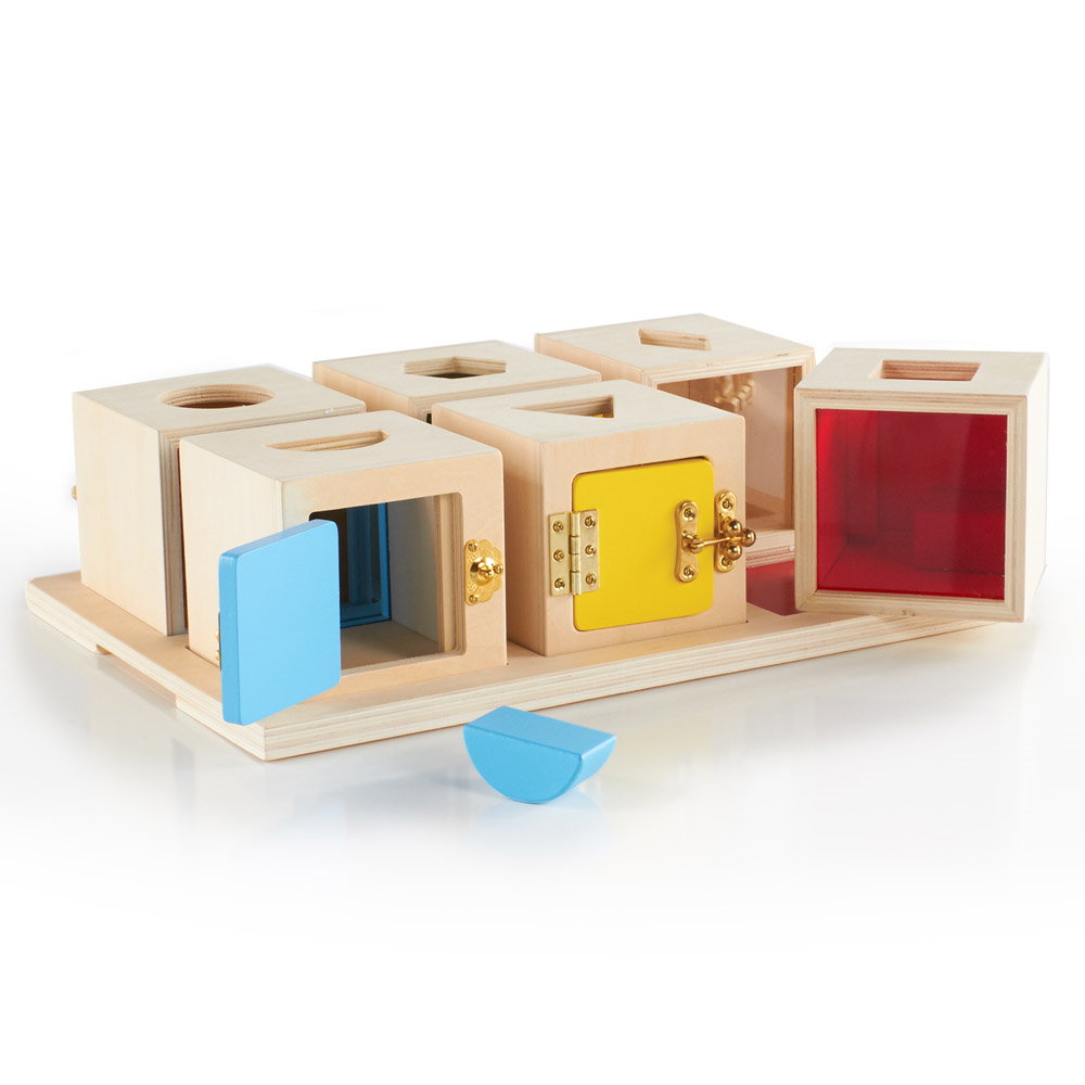 Peekaboo Lock Boxes Guidecraft - Cutii cu Incuietori Lemn - Default Title (2) [ps:1ac9f524-93c9-4576-9e1a-64930836fe66]