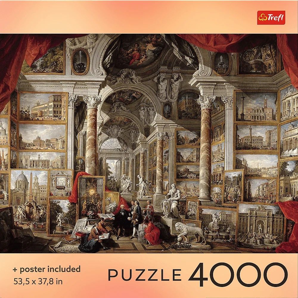 Puzzle Trefl 4000 piese - Roma Moderna cu Poster - Default Title (2) [ps:d1791325-1cc6-4415-b3f8-55ff9c3ba797]