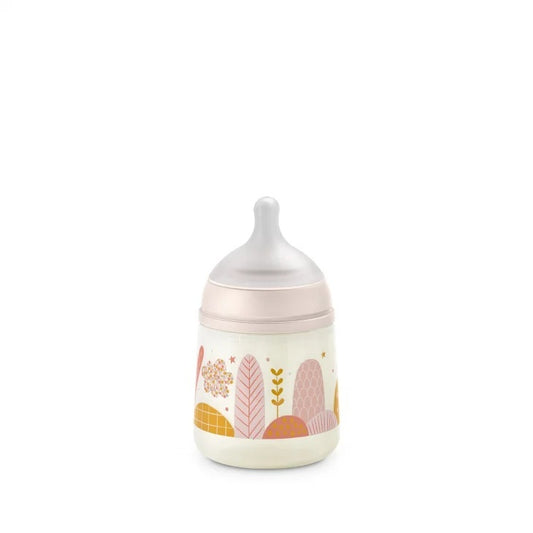 Biberon 150 ml tetină fiziologică SX Pro debit lent roz - Roz [ps:aee0b592-840d-41d0-a448-9b354ef5d24f]