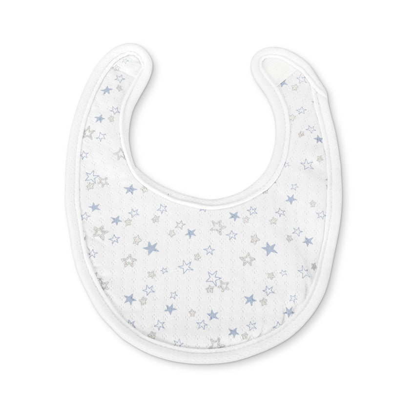 Set 2 Bavete Bumbac Lorelli pentru Nou-Născut, White - Blue (2) [ps:c2e2495d-9772-40ca-830f-d1a82f124f1e]
