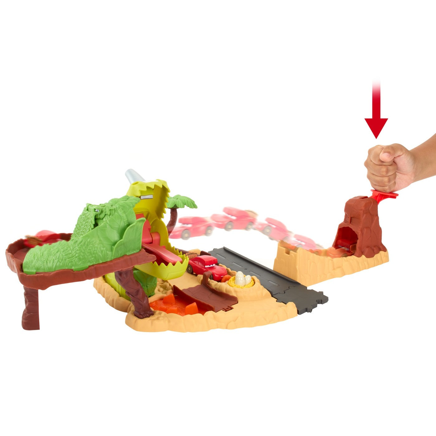 CARS SET DE JOACA DINO SI MASINUTA CAVE FULGER MCQUEEN - Imagine 2 [ps:d0ee690b-5987-47f0-9809-abcc6797981d]