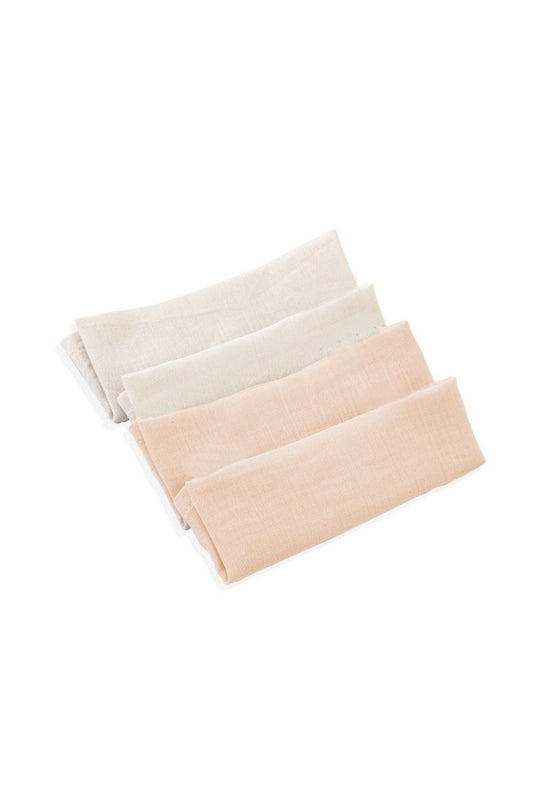 Set 4 prosopele din muselina, BabyJem, 25x25 cm - Imagine 2