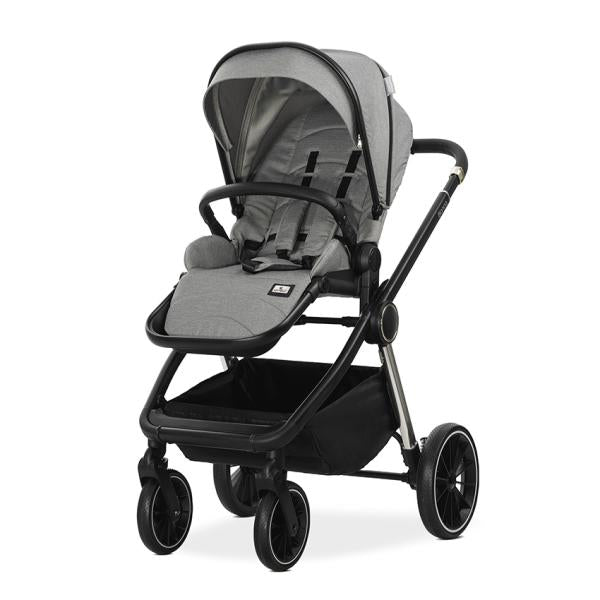 Cărucior Set 3 în 1 Lorelli Bianca, Beige, Sistem - Grey (2) [ps:554860bf-af5d-45b7-b41b-418465a7edb6]