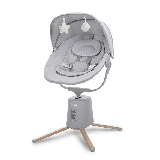 Leagăn Electric Lorelli Storky, Bluetooth, Beige | 0-6 luni - Grey (2) [ps:fae96066-c5e6-43a1-b7b1-3b8152874b32]
