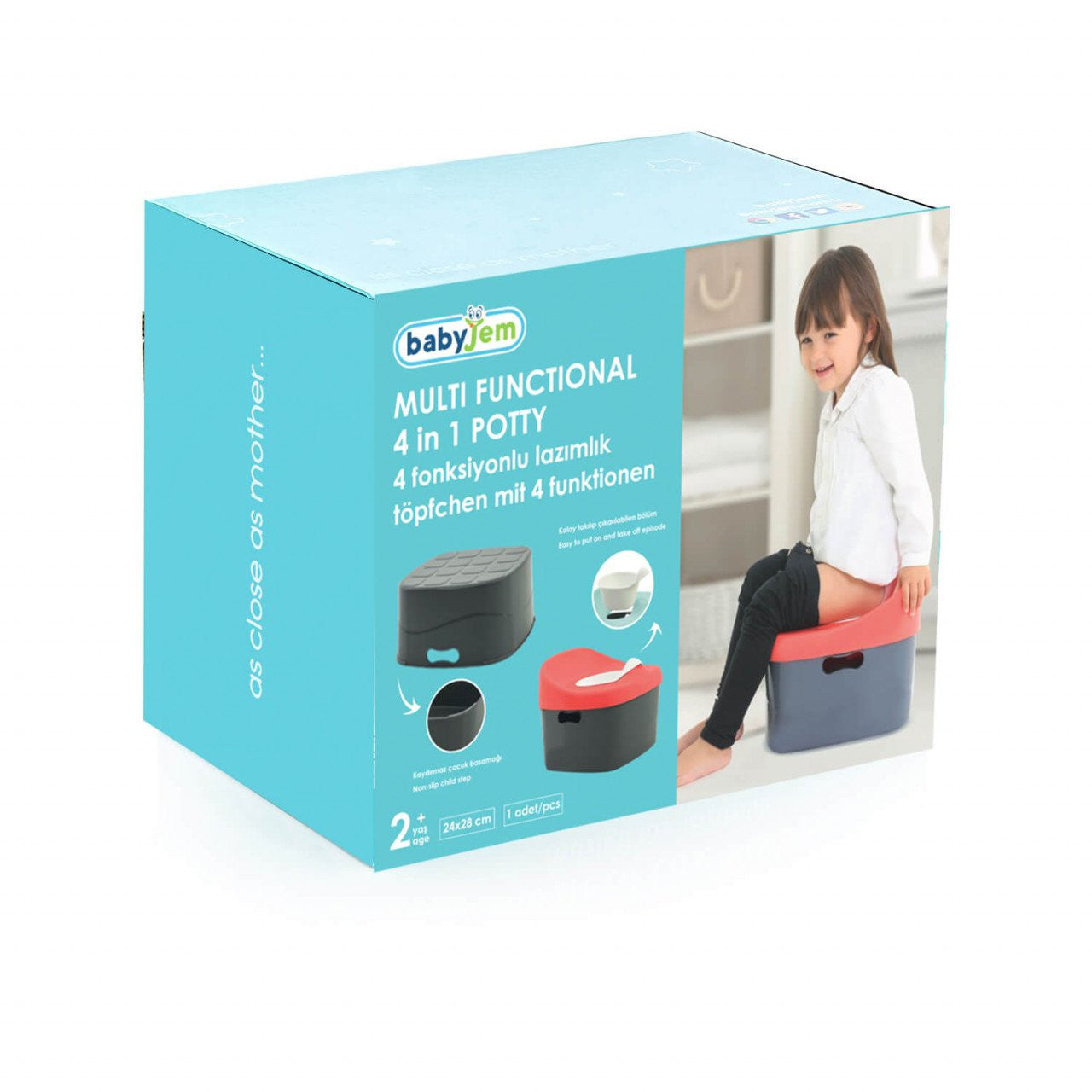 Olita multifunctionala 4 in 1, BabyJem (Culoare: Albastru) - Albastru