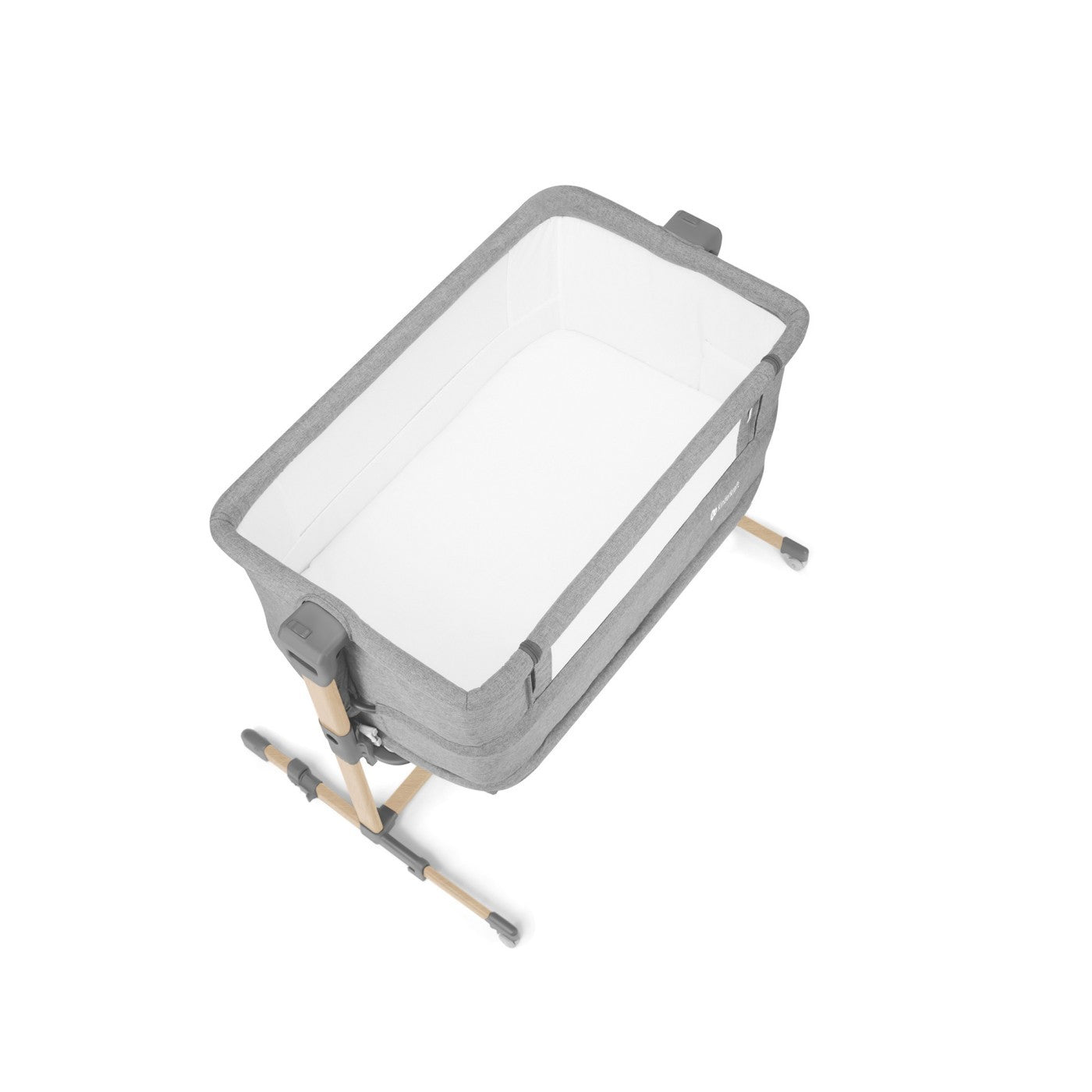 PATUT BEBE, KINDERKRAFT NESTE GROW, GRI DESCHIS LEMN - Imagine 2