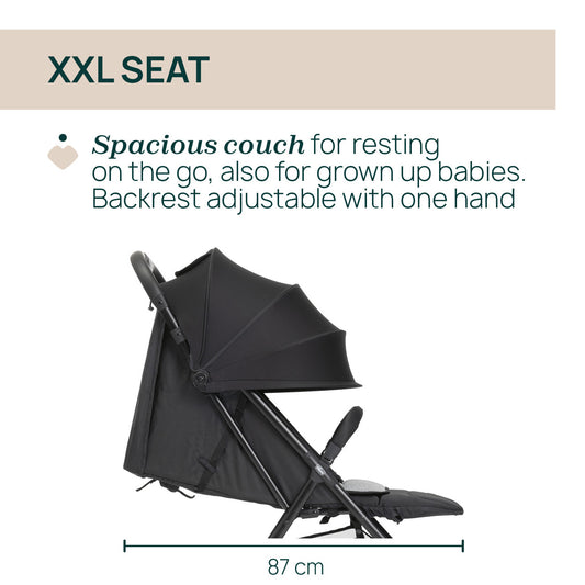 Carucior sport Chicco Taormina, Blush (Roz), 0luni+ - Charcoal (Negru) (2) [ps:4b2b9a9d-7b07-4dfa-87ea-a2acebe1dbd0]