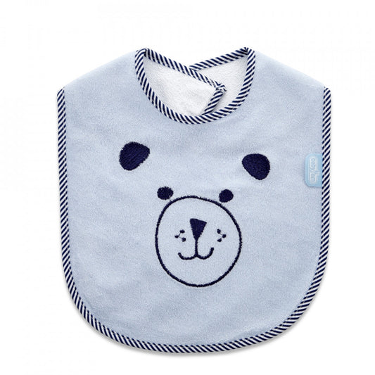 Baveta din bumbac BabyJem Cute animals (Culoare: Bleu) [ps:1d17f91a-10c1-4f4a-a9f2-27804506bb5e]