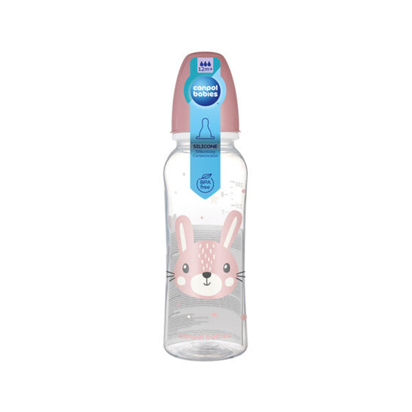 Canpol Babies Biberon Cu Gat Ingust 250ml Pp Cute - Imagine 3 [ps:4324e86a-9925-4965-a1e1-2f2d0123d31e]