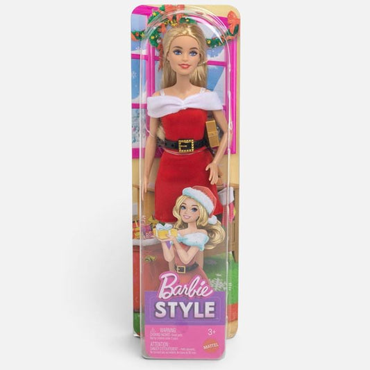 Papusa Barbie Craciunita Mattel - Rochie Rosie de Sarburi - Default Title (2) [ps:0e8a80f0-00eb-4620-8f3f-b66df0a9e748]
