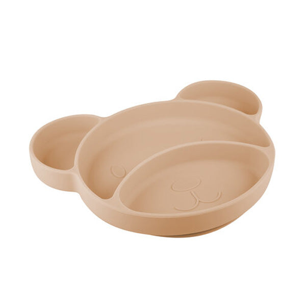 Canpol Babies Farfurie Silicon Compartimentata Bear 51/401_Bei [ps:a3fdf89a-041f-458a-95b6-09bcfc250a5b]