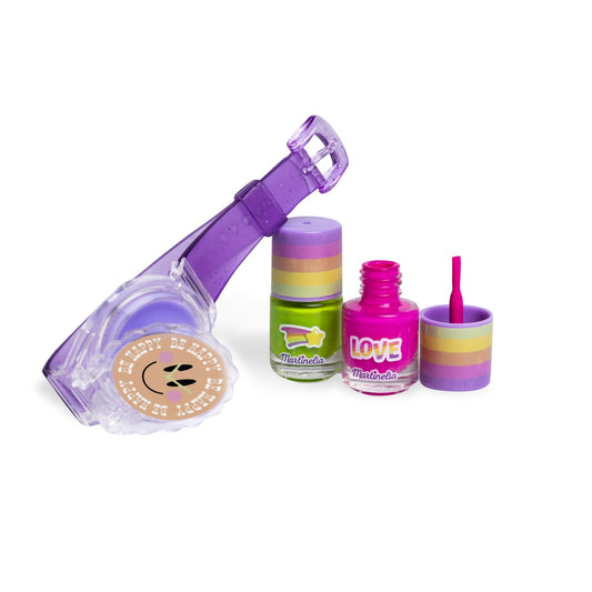 MARTINELIA SUPER GIRL SET CEAS SI 2 LACURI DE UNGHII - Imagine 2