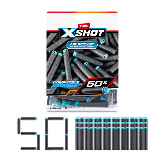 X-SHOT 1 model, arma de jucarie, rezerva de 50 proiectile - Imagine 2 [ps:2c0a60d3-b4cf-4a85-a33e-bae27d5c1275]