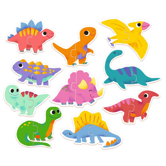 Puzzle duo Micii Dinozauri, Djeco - Imagine 3 [ps:45a790e7-0df9-4204-a90b-9de85778eb97]