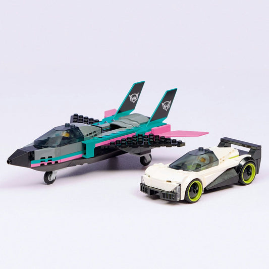 LEGO CITY AVION CU REACTIE VS MASINA 60489 - Imagine 2