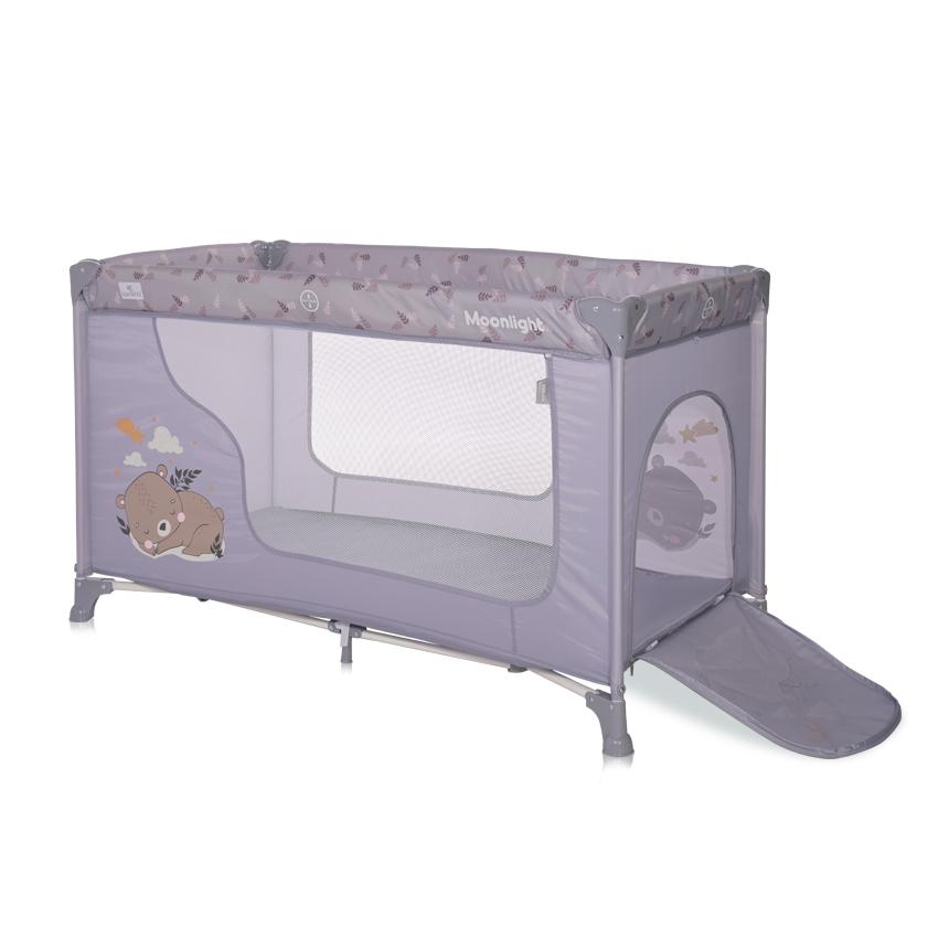 Pătuț Pliabil Lorelli Moonlight, Mellow Rose Fellows - Grey Dream (2) [ps:dbe74ca7-71b5-45f2-8067-92f60a30b3c5]