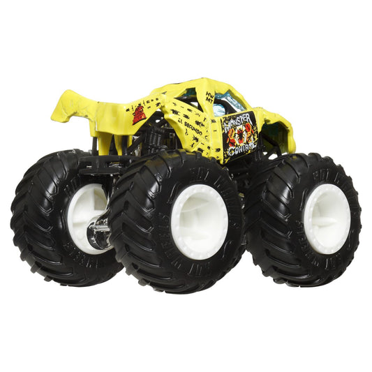 Hot Wheels Monster Truck și Mașinuță Totaled Galben - Mattel - Galben (2) [ps:b74f4c56-2cc3-4778-8060-9591f393b025]