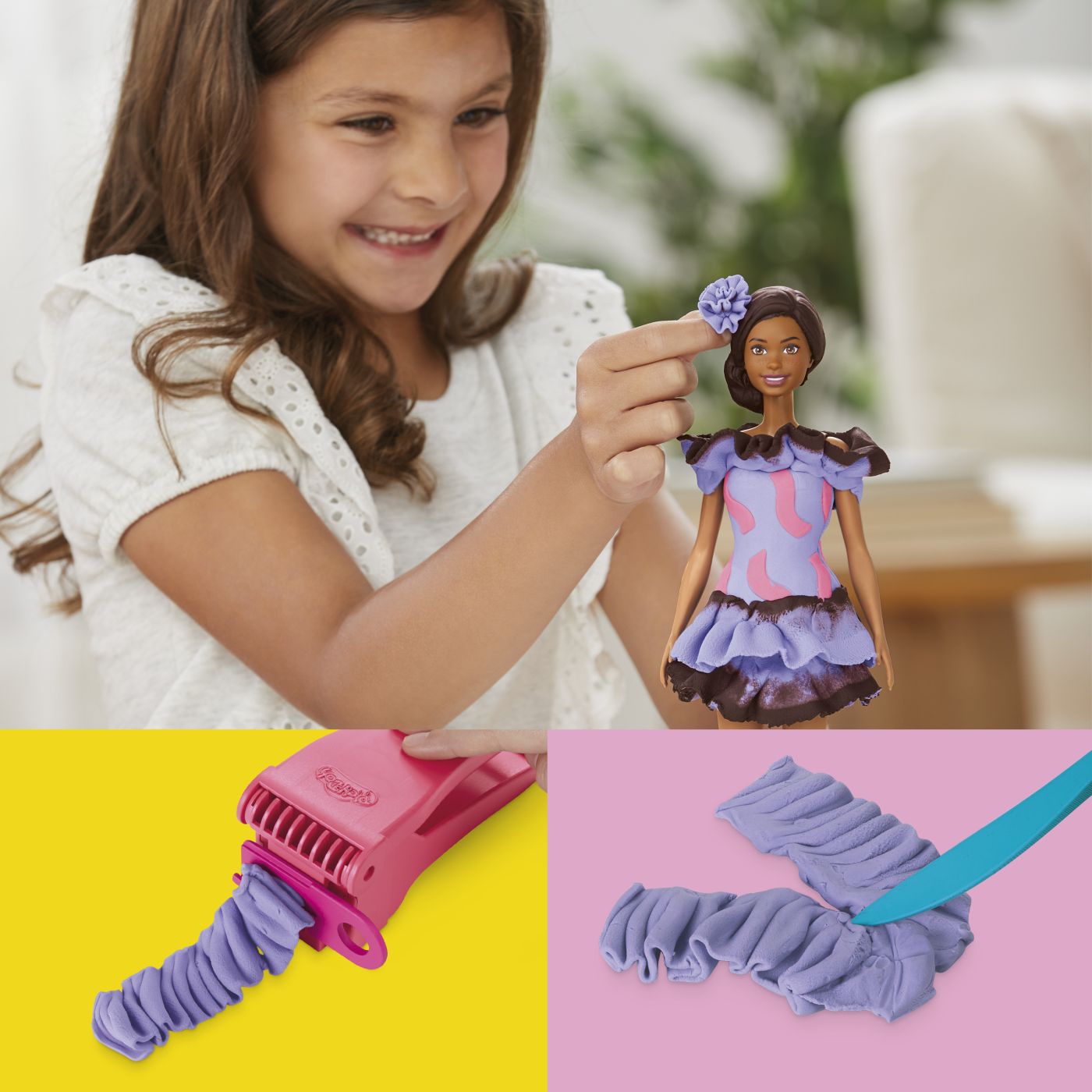 PLAY DOH BARBIE SET PLASTELINA BARBIE FASHIONISTA - Imagine 3 [ps:37a3c415-507b-4760-abee-3cdcb9acb9cc]
