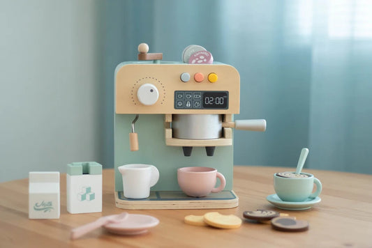 Joc de rol Aparat de cafea cu accesorii, UMU Toys - Imagine 2 [ps:e5b3e807-3fe3-42ee-b724-099344994201]