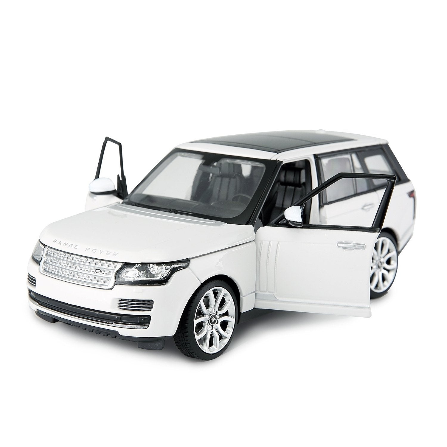 MASINUTA METALICA RANGE ROVER ALB SCARA 1 LA 24 Rastar - Imagine 2