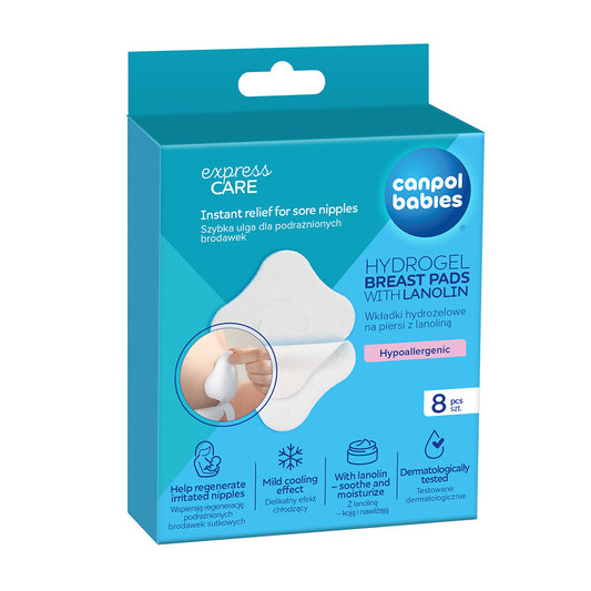 Tampoane de sân calmante dinhidrogel cu lanolina, 8 Buc - Imagine 2