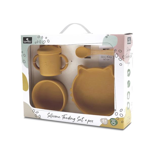 Set Hranire Lorelli Silicon, 4 Piese, Fresh Green, 6 luni+ - Yellow (2) [ps:7eda42ae-db4e-4c96-a30d-b9483df6ca1c]