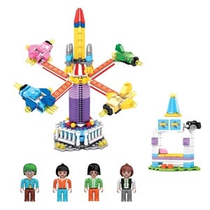 Cuburi Construcție Luna Park Jumbo - 338 Piese și 4 Figurine - Default Title (2) [ps:9d83c458-10e8-4247-808d-9945309f107b]