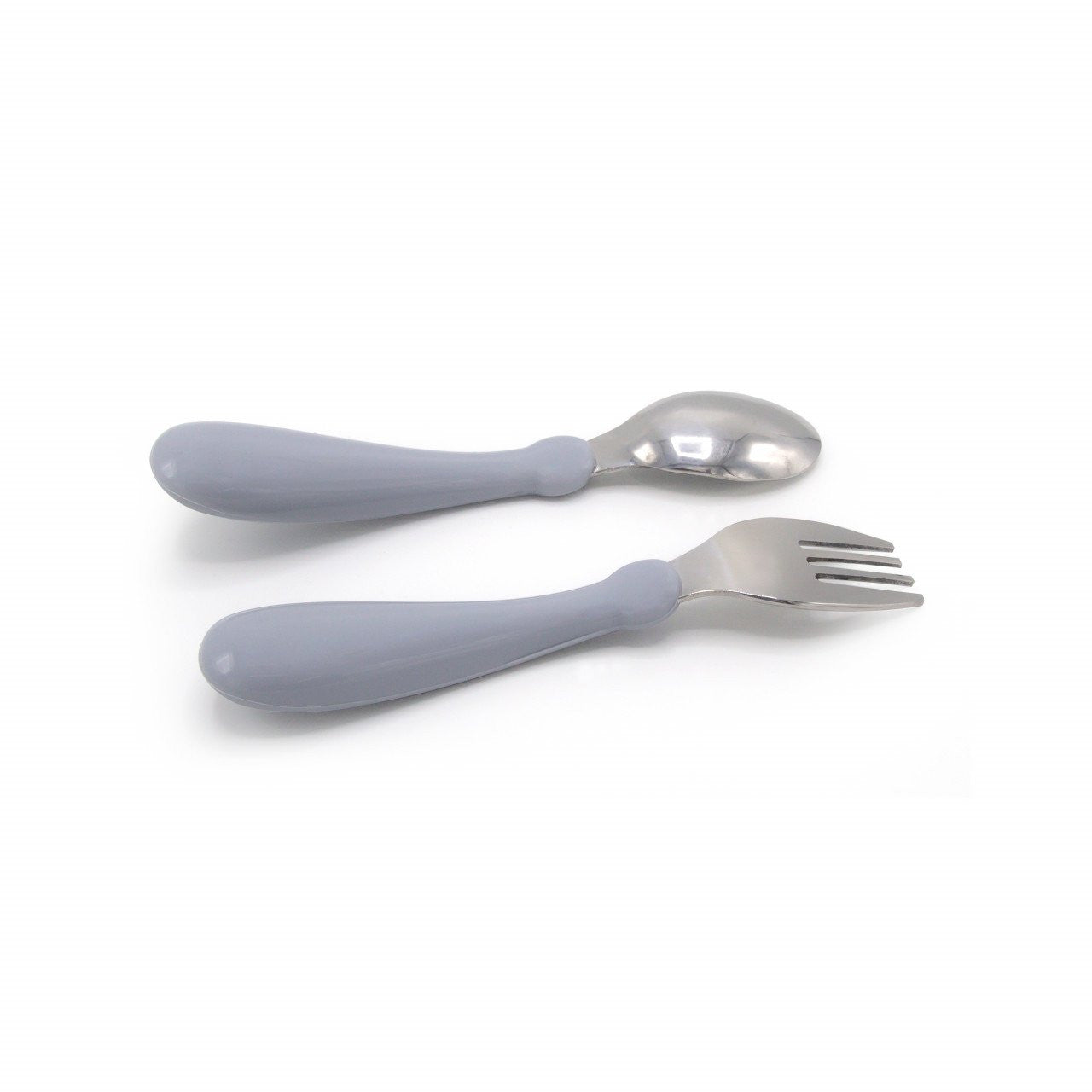 Set tacamuri din inox pentru copii BabyJem (Culoare: Gri) - Gri
