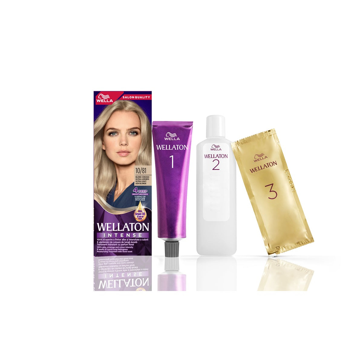 WELLATON Intense, vopsea de par, nuanta blond cenusiu, nr 10/81 - 2 [ps:912d1954-107c-466d-8dab-a5ab5b817252]