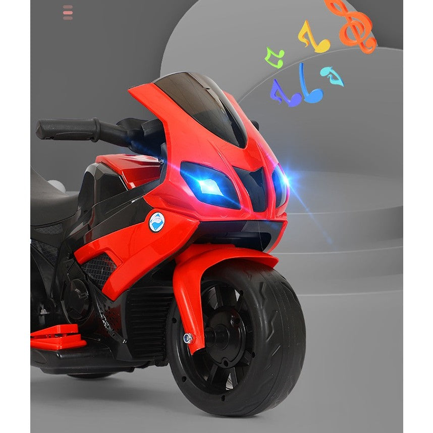 Motocicletă Electrică Flippy cu Acumulator, Roșu, 1-4 Ani - Roșu (2) [ps:12c8c79a-e2fa-4b1a-8681-b4b64dafe9af]
