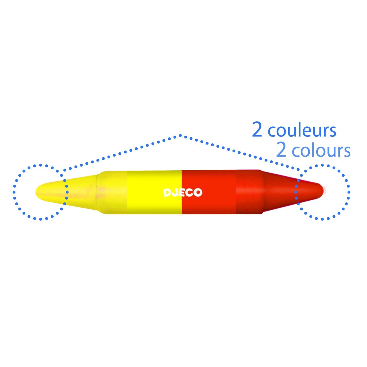 Creioane de colorat duble, Djeco - Imagine 3 [ps:1391f100-3255-40a8-bab0-6e6f31f80d3e]