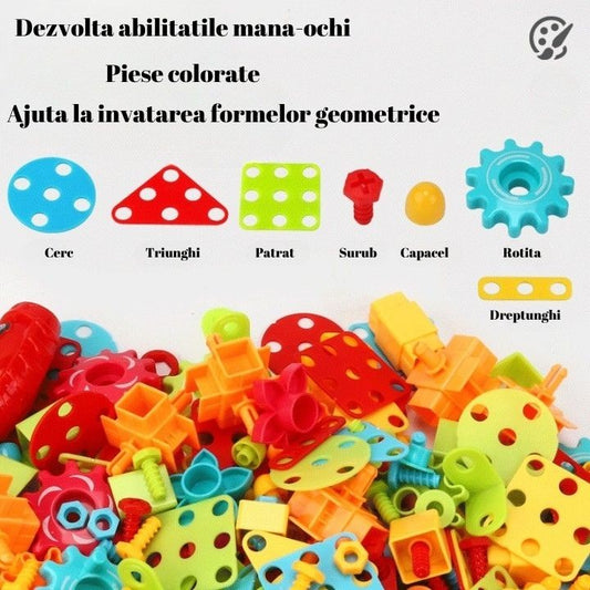 Set Construcție Puzzle Flippy cu Bormașină, 336 Piese, +3 - Default Title (2) [ps:c46c90cd-8b1b-4e4f-b137-bb2cfae1d259]