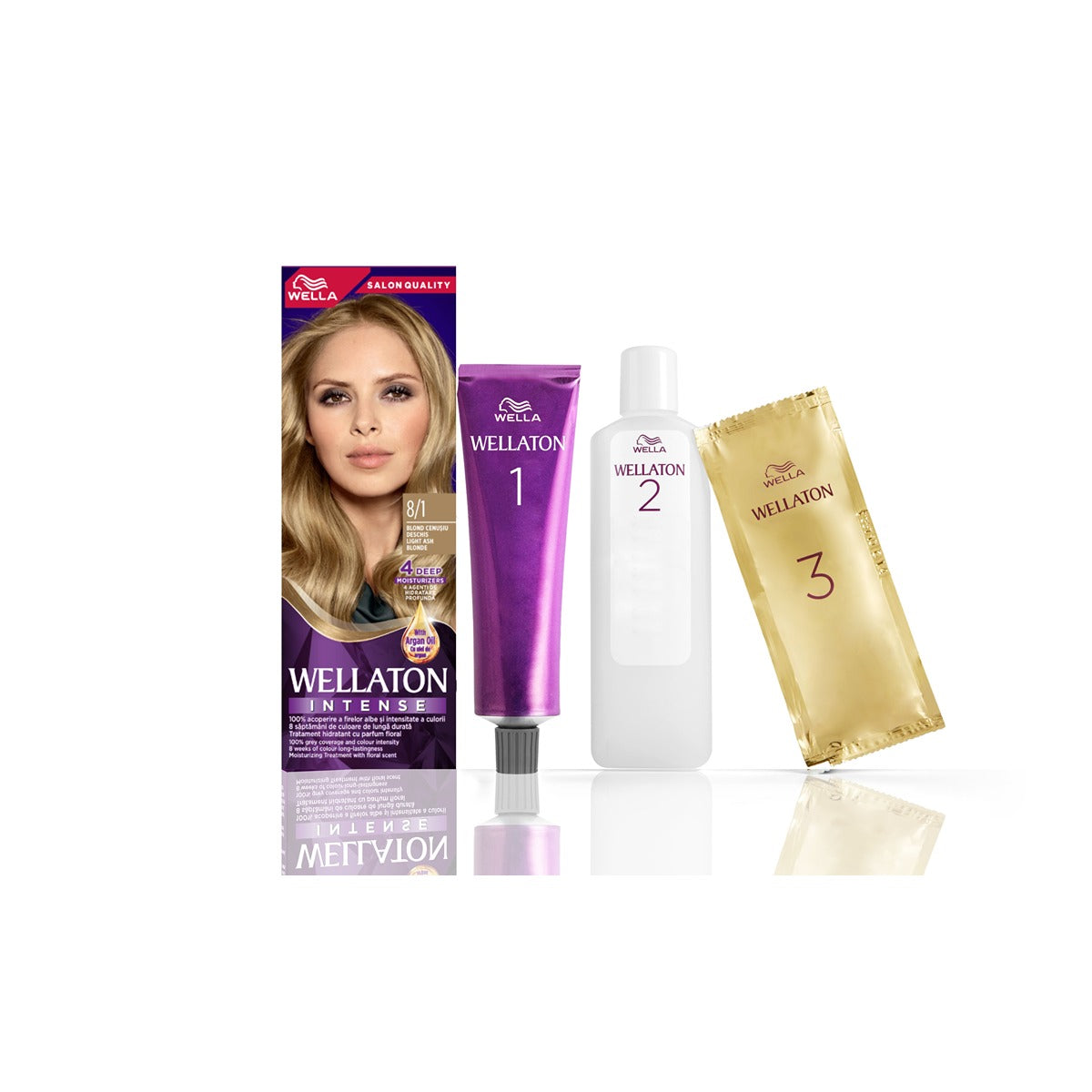 WELLATON Intense, vopsea de par, nuanta blond cenusiu deschis, nr 8/1 - 2 [ps:51411f4a-44b2-4b85-91e9-42e2f651d5eb]