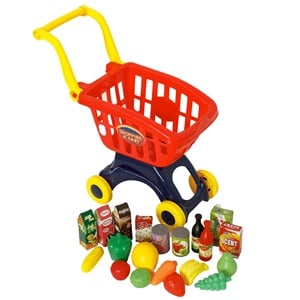 Cărucior Supermarket cu Alimente Jumbo - Set 20 Piese - Albastru Rosu (2) [ps:e0c88692-d625-4936-a810-7ed1c1c73006]