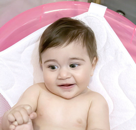 Set cadita de baie cu 6 piese BabyJem (Culoare: Roz) - Roz