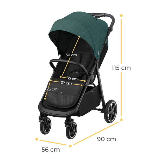 CARUCIOR SPORT KINDERKRAFT ROUTE, EMERALD GREEN - Verde