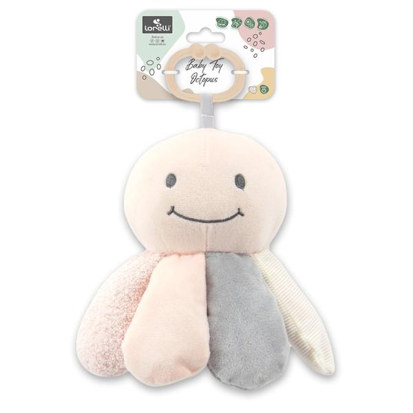 Jucărie Plus Octopus Lorelli, Natural Grey, 0 luni+ - Beige (2) [ps:d28cfcb4-1ffb-40f2-8922-8a47bd9aa563]