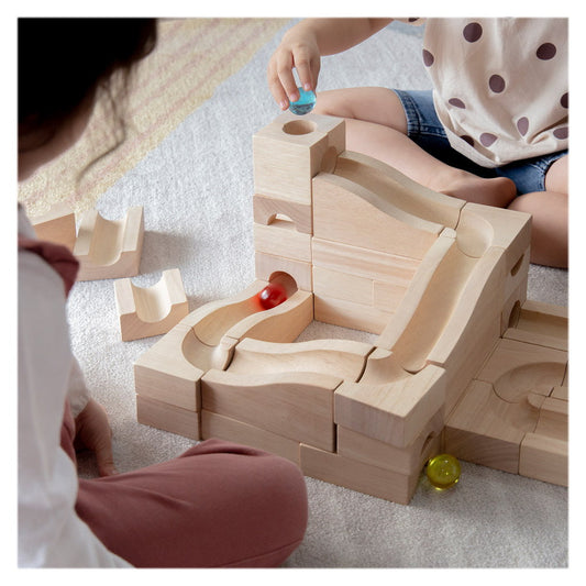 Traseu Modular din Lemn cu Bile Guidecraft, 40 piese - Default Title (2) [ps:a8d2fdfa-dfb6-487e-ab06-4f6fc8151628]