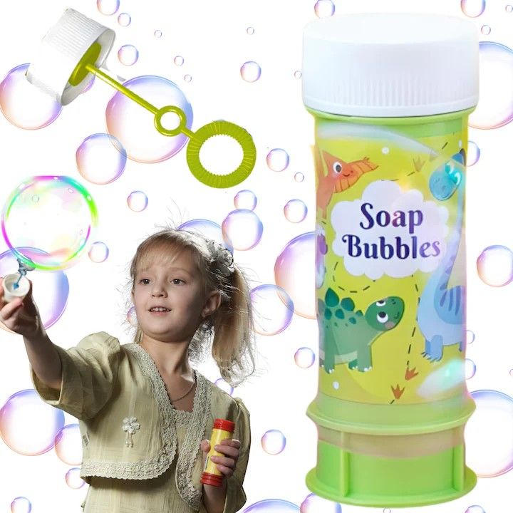 DINOZAURI BALOANE DE SAPUN 60ML AS - Imagine 2