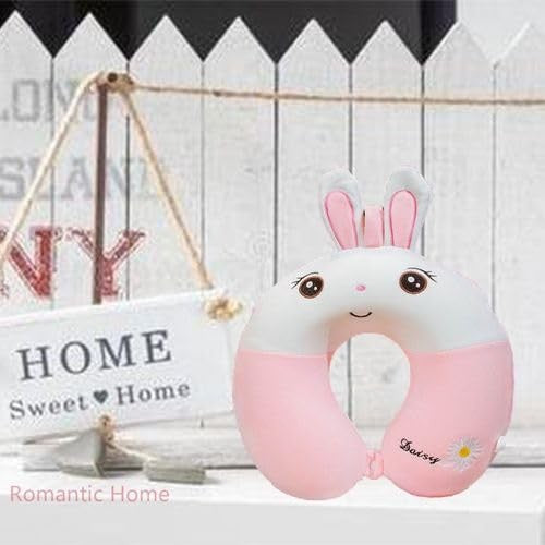 Perna de Călătorie U Flippy, Spumă cu Memorie, Unicorn, Roz - Model Iepuras (2) [ps:ff432946-870a-41d5-bc1f-1de74edb7db3]