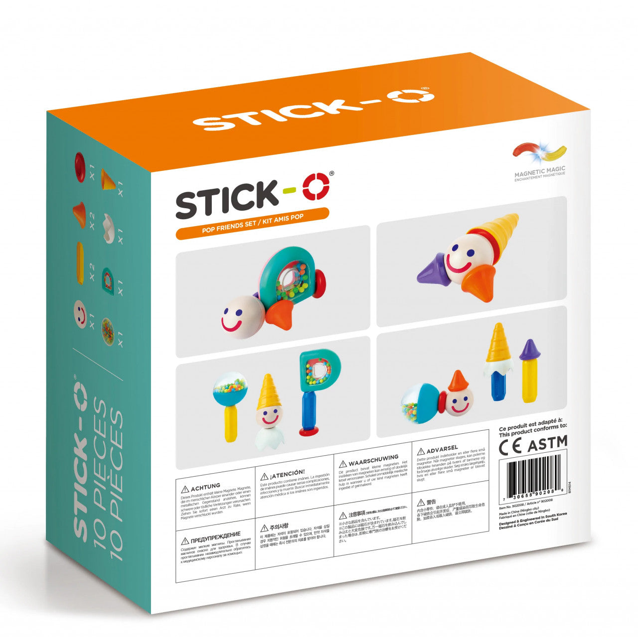 Joc cu magneti Stick-O, Prieteni pop Clicstoys - Imagine 3 [ps:7d3ff0a8-605c-43e9-8e91-652767067638]