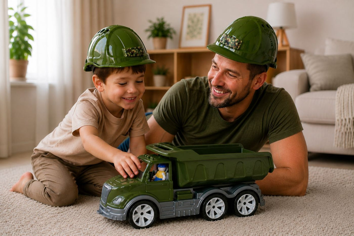 Basculantă Militară cu Cască Viva Toys - Jucărie Mașinuță - Default Title (2) [ps:2e711484-7b7e-4f32-9598-6352dbbf9781]