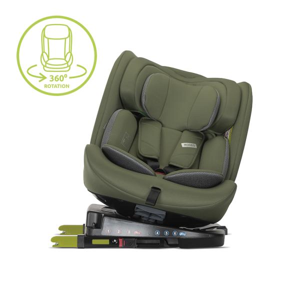 Scaun Auto Lorelli Rodeo i-Size, Rotativ, 0 luni-12 ani - Green & Grey (2) [ps:cce81332-1616-424a-ae03-80b985df246e]